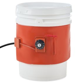 VEVOR 5 Gallon Metal Drum Heater 800 Watt 7.75 inch Width86-302°F Adjustable