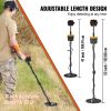 VEVOR Metal Detector for Adults & Kids, 10 Inch Waterproof Search Coil with LCD Display 7 Modes, Adjustable 41''-52'' Aluminum Stem